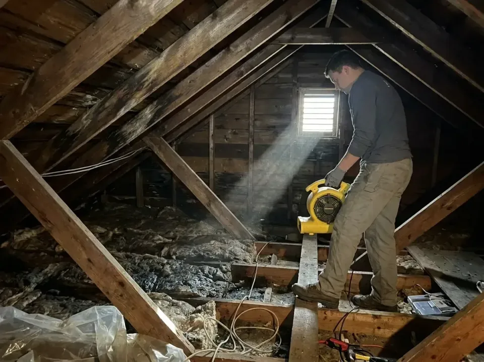 attic-water-damage-drying-proc-007 — frequently asked questions, Emergency Water Extraction & 24/7 Flood Response in Mulino,…